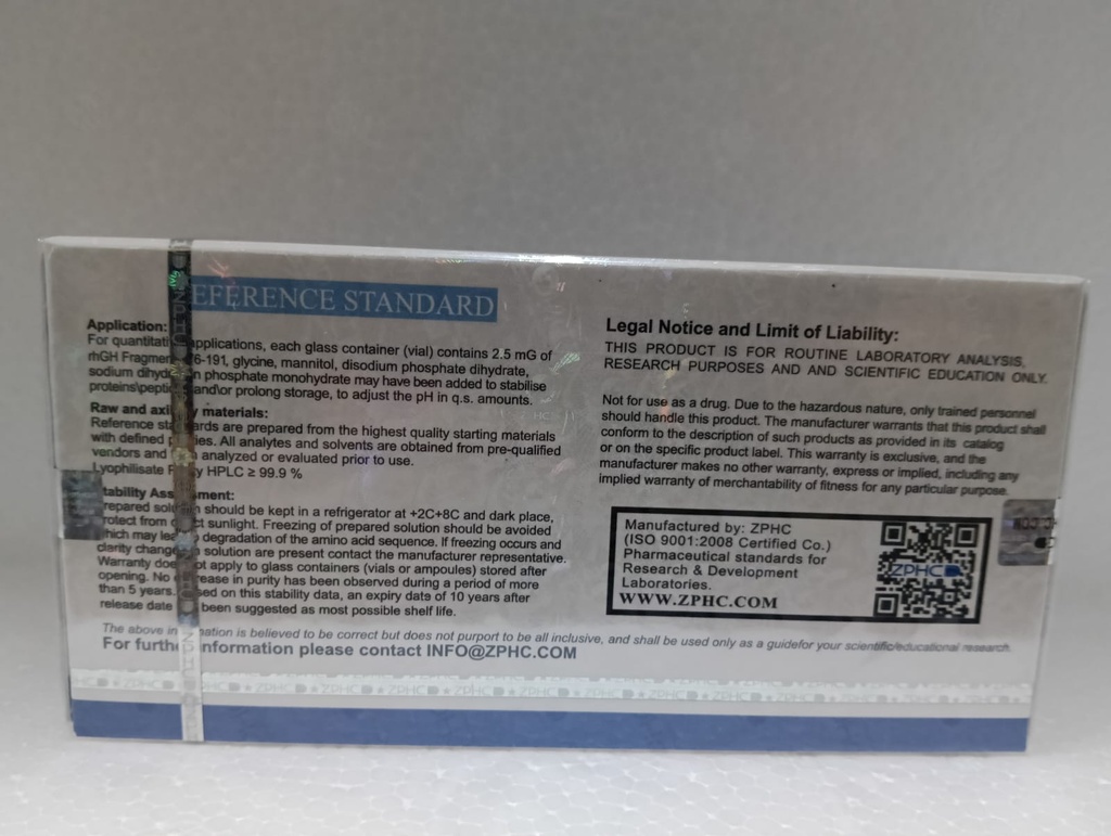 RHGH FRAGMENT 176-191aa (12.5MG)