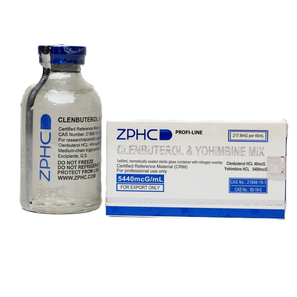 CLENBUTEROL 40mcg  & YOHMBINE 5400mcg