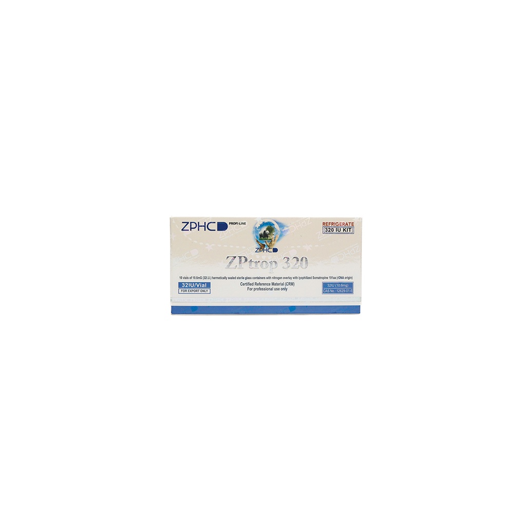 [002060047] ZPTROP 320IU  - Somatropin (2-8 C) -  32 IU / VIAL - 10 VIALS - ZPHC PHARMA