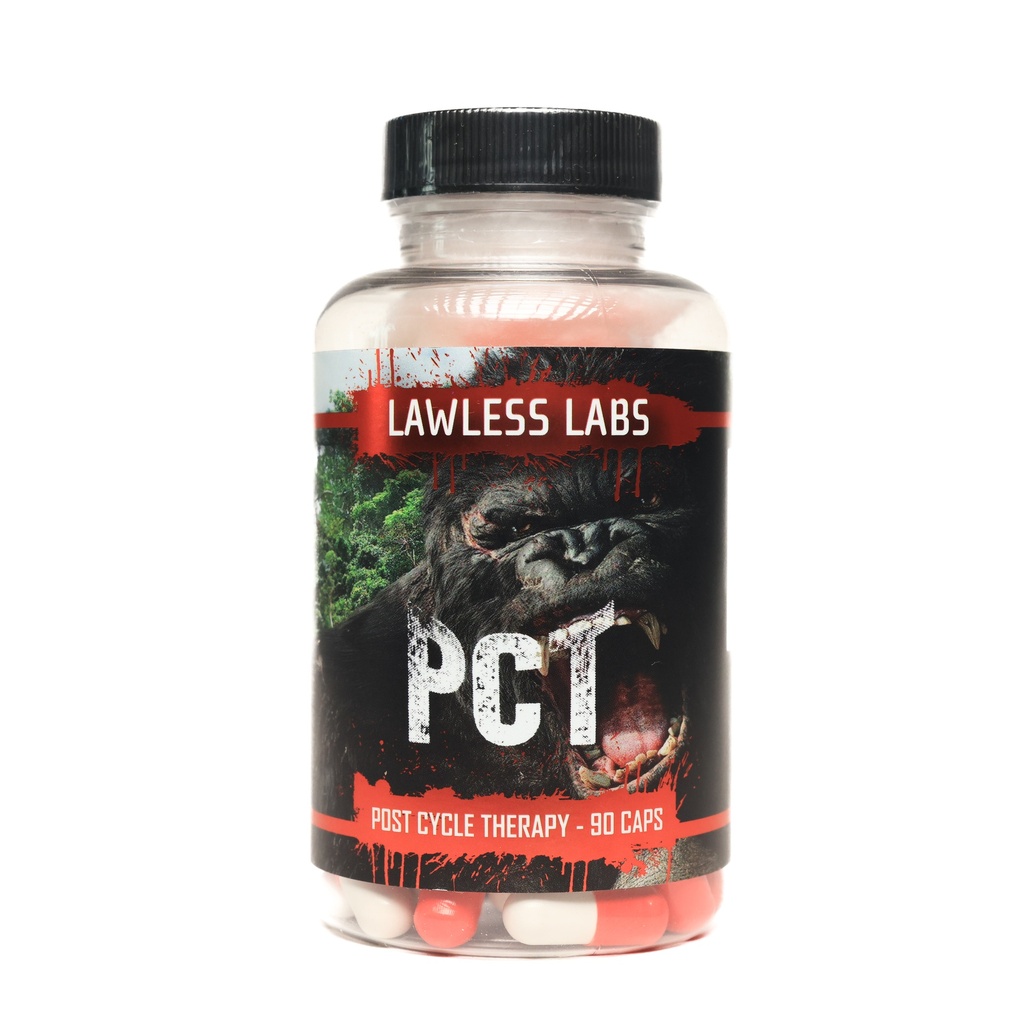 [015140012] POST CYCLE THERAPY - PCT  - 90 CAPSULES Bottle - LAWLESS LABS
