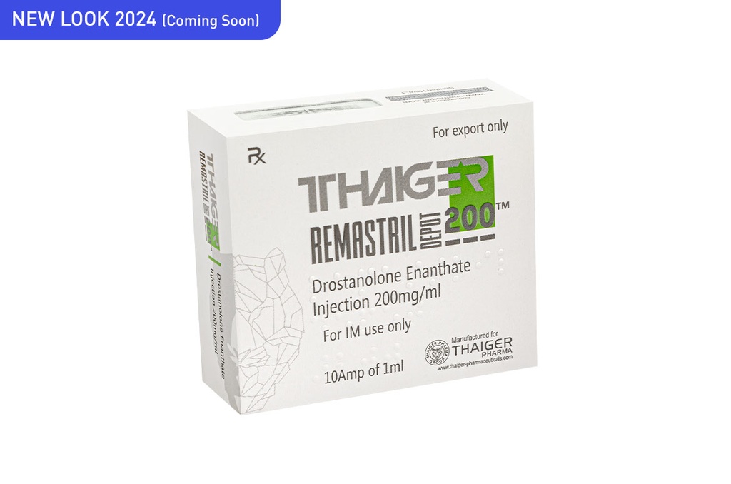 [003010053] REMASTRIL DEPOT-200 - Drostanolone Enanthate - 200 MG/ML - 10 X 1 ML AMPULE - Thaiger Pharma