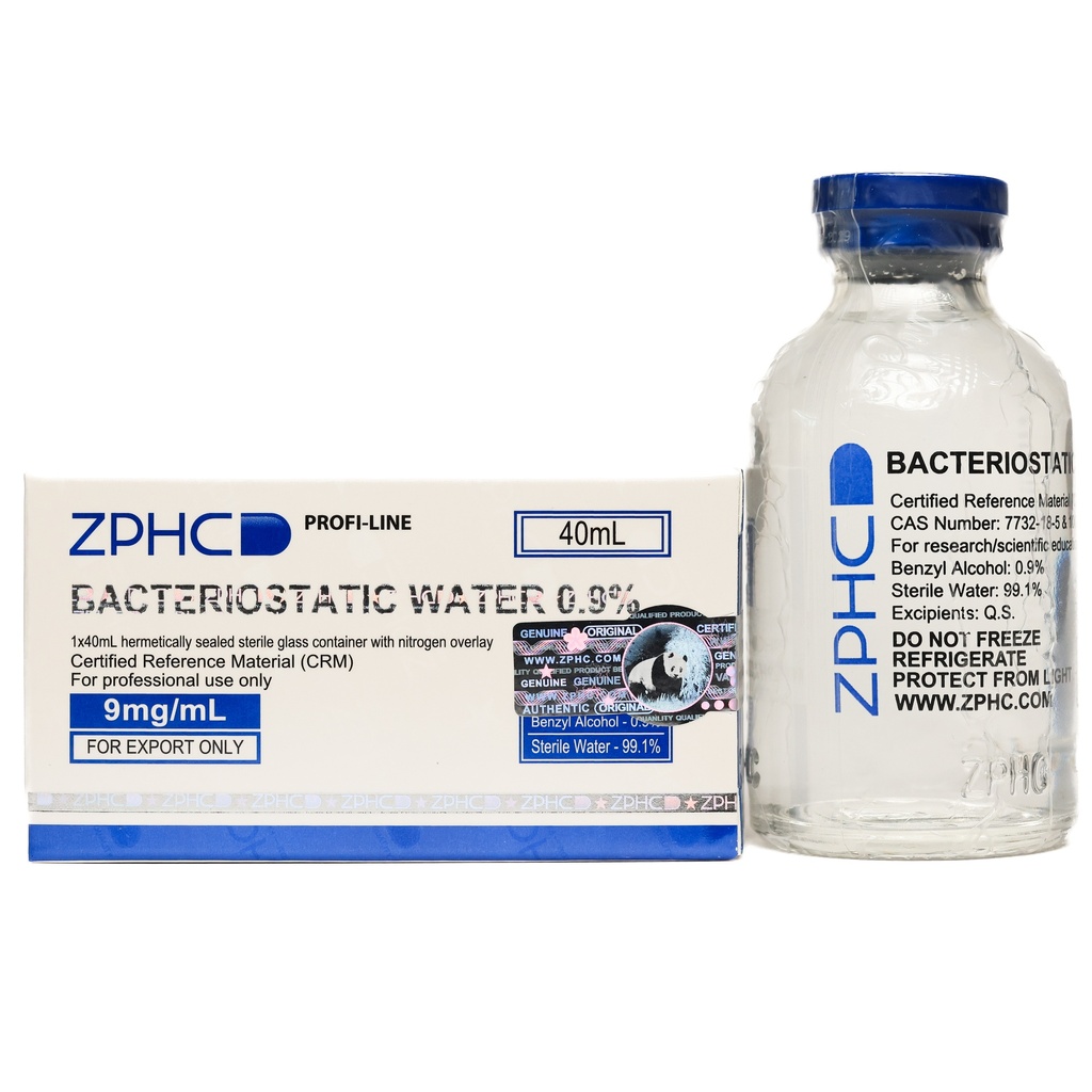 [002050131] ZBHC Bacteriostatic  Water  - Benzyl Alcohol - 0.9% / VIAL - 40 ML VIAL - ZPHC PHARMA
