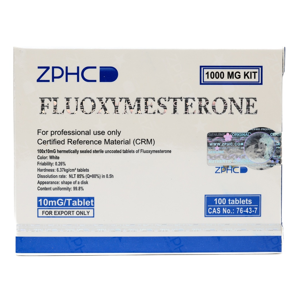 [002140148] FLUOXYMESTERONE   - 10 MG / pill  - 100 Tablets Blisters Box  - ZPHC PHARMA