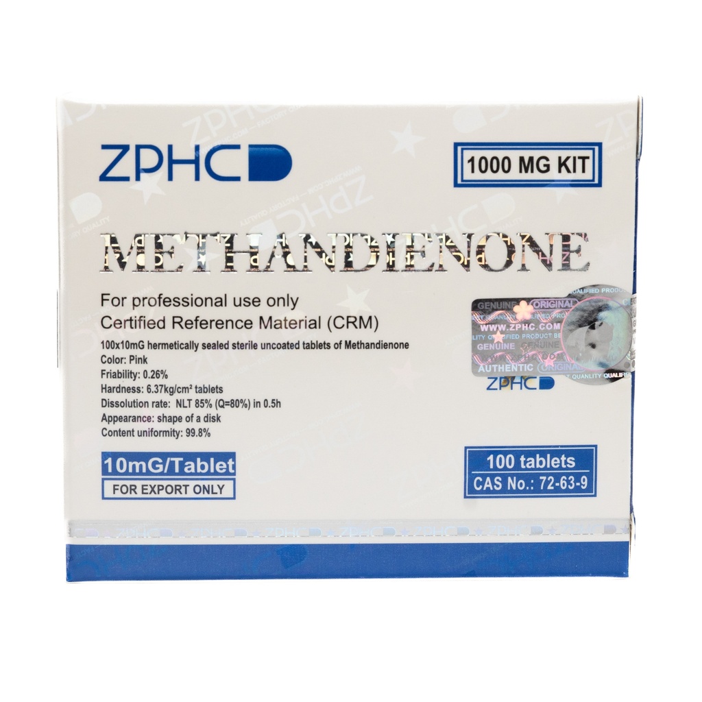 [002140182] Dianabol 10 - Methandienone - 10 MG / pill  - 100 Tablets Blisters Box  - ZPHC PHARMA